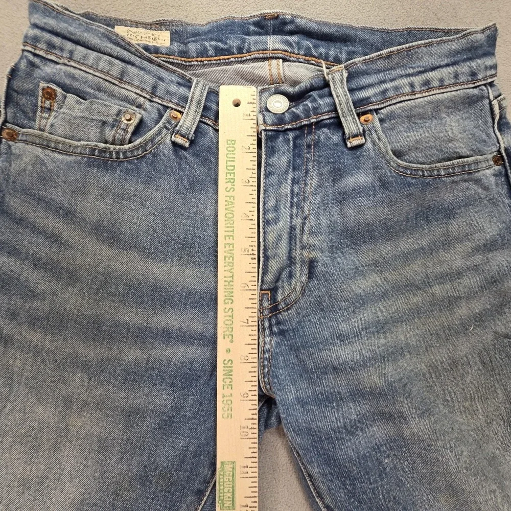 Levis Selvedge Jeans‎ Mens Blue 511 Slim Straight Whiskers Honeycomb Fits 27x30